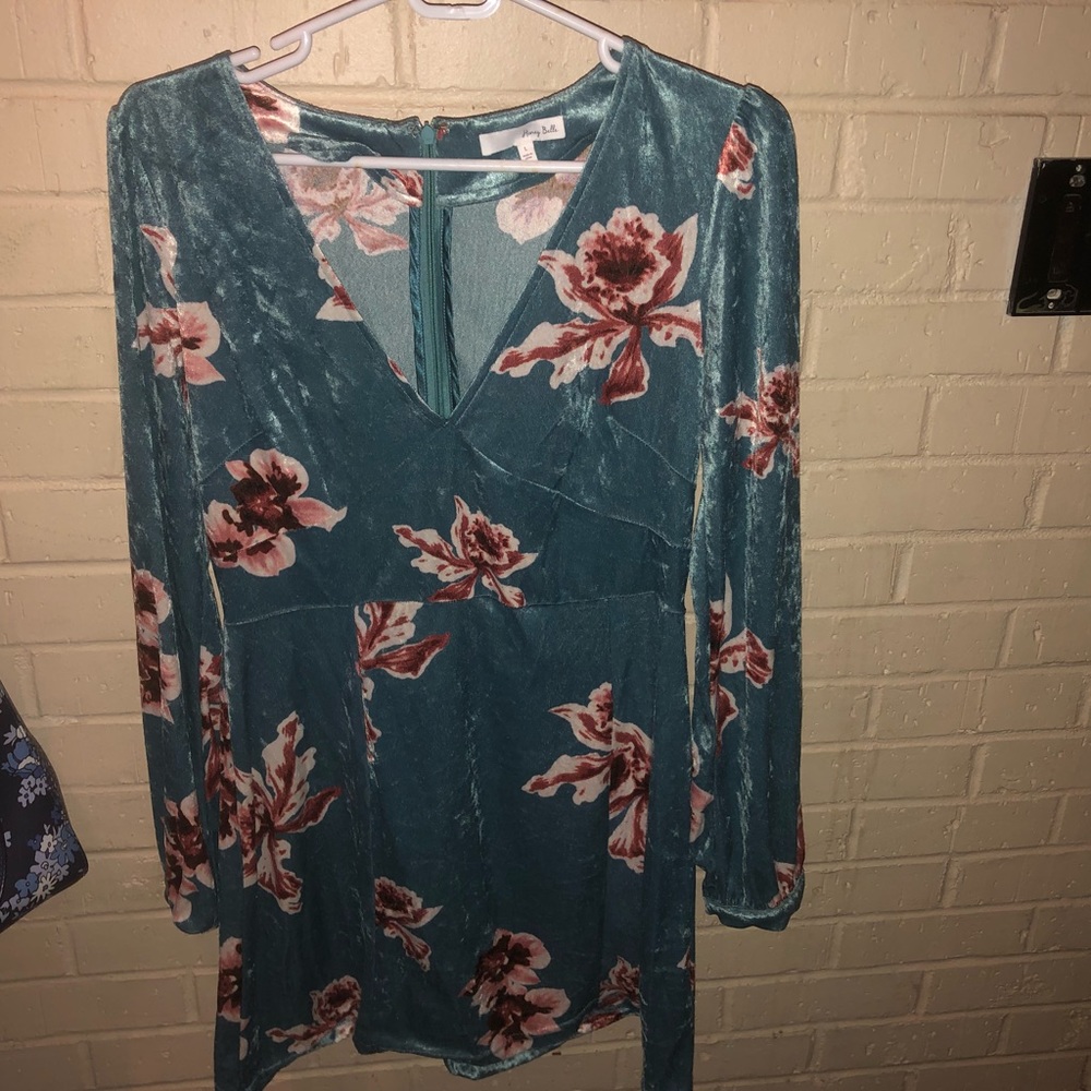 Floral long sleeve dress